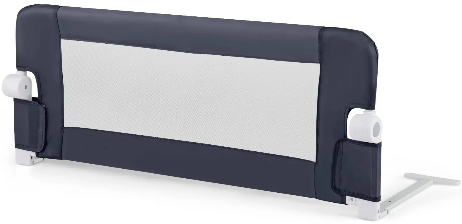 Bariera de protectie pentru pat Costway BS10043GR (Grey)