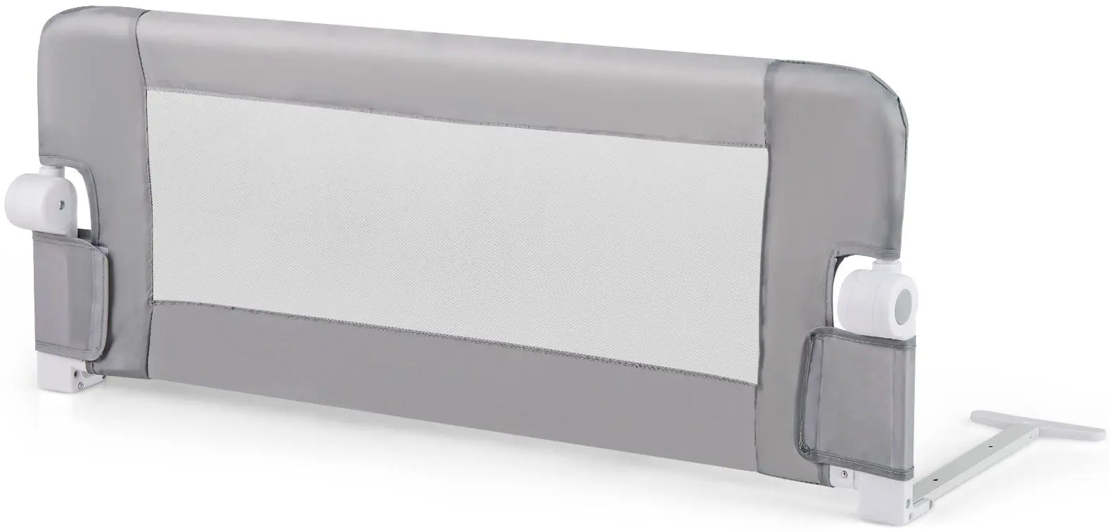 Bariera de protectie pentru pat Costway BS10043LG (Light Grey)