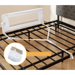 Bariera de protectie pentru pat Costway BS10043WH (White) Thumb