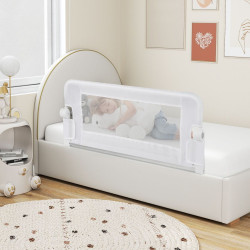 Bariera de protectie pentru pat Costway BS10043WH (White) Thumb