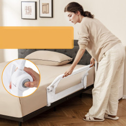 Bariera de protectie pentru pat Costway BS10043WH (White) Thumb