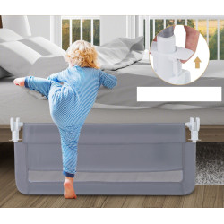 Bariera de protectie pentru pat Costway BS10047GR (Grey) Thumb