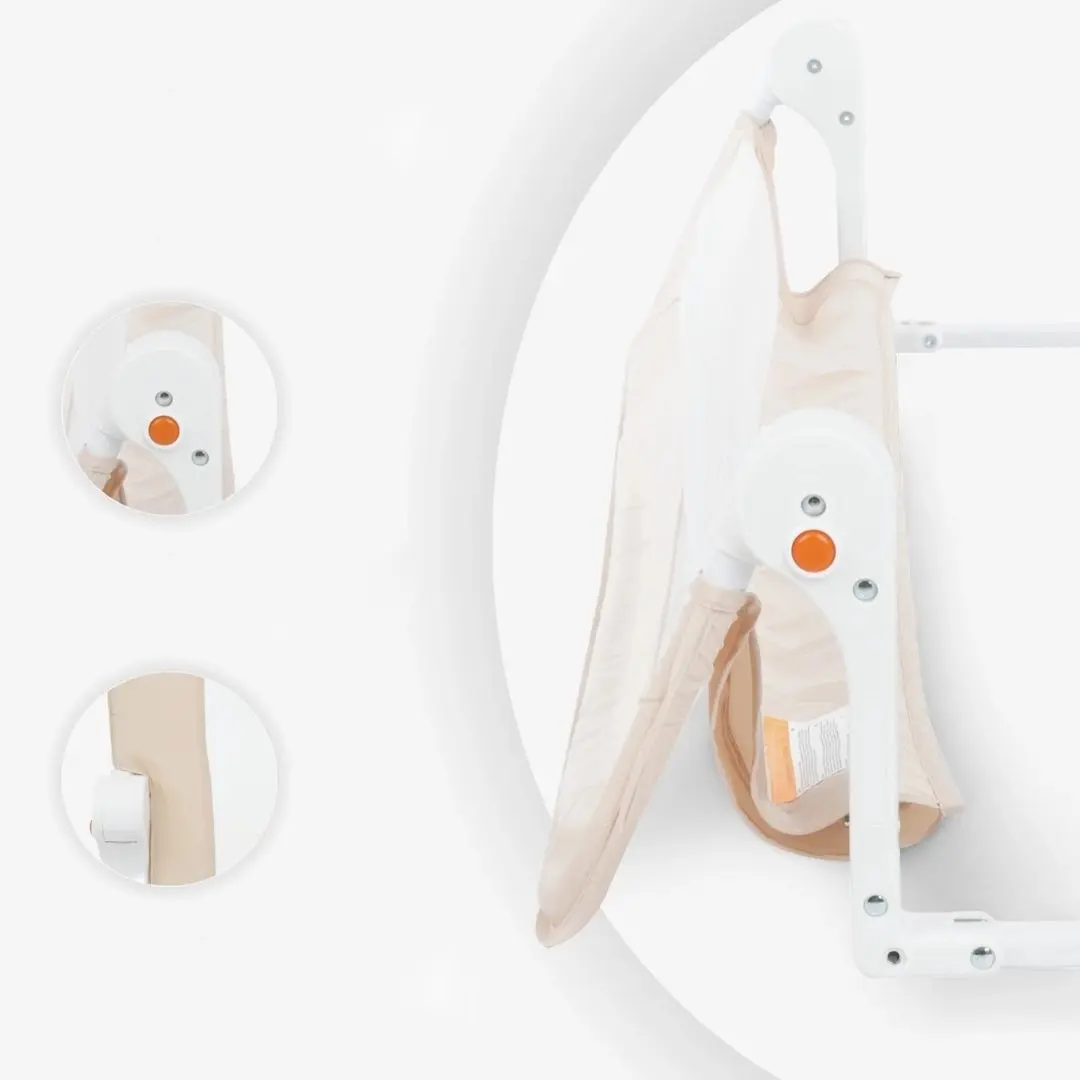 Bariera de protectie pentru pat Kikka Boo I Am Safe 102cm (Beige)