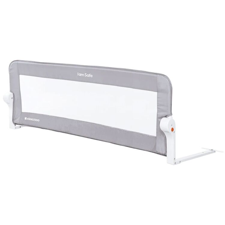 Bariera de protectie pentru pat Kikka Boo I Am Safe 120cm (Grey)