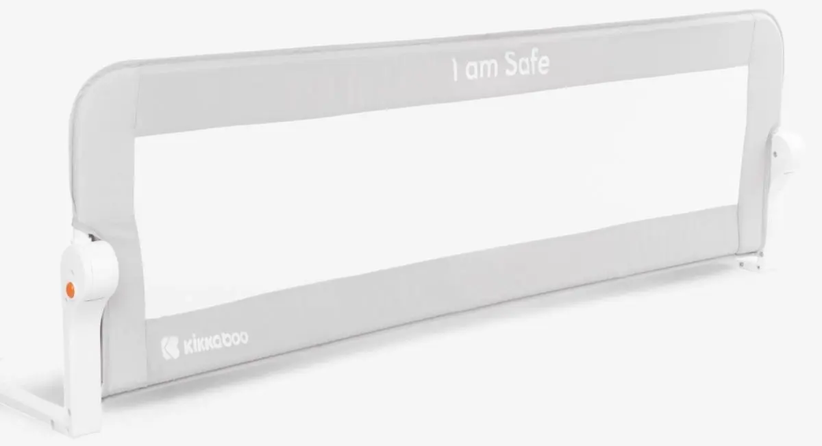 Bariera de protectie pentru pat Kikka Boo I Am Safe 150cm (Grey)