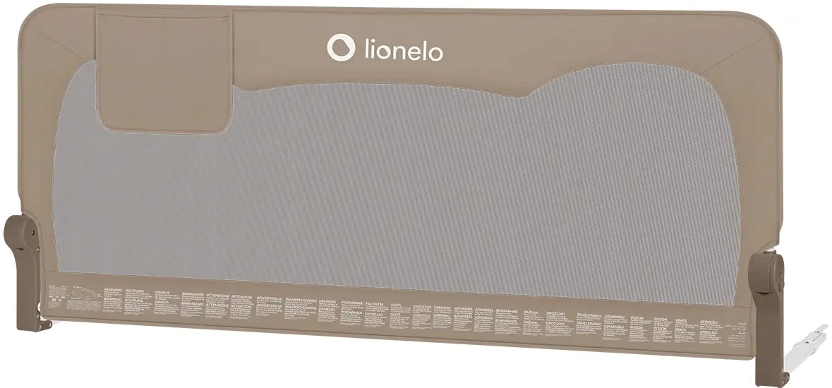 Bariera de protectie pentru pat Lionelo Hanna (Beige) - 2