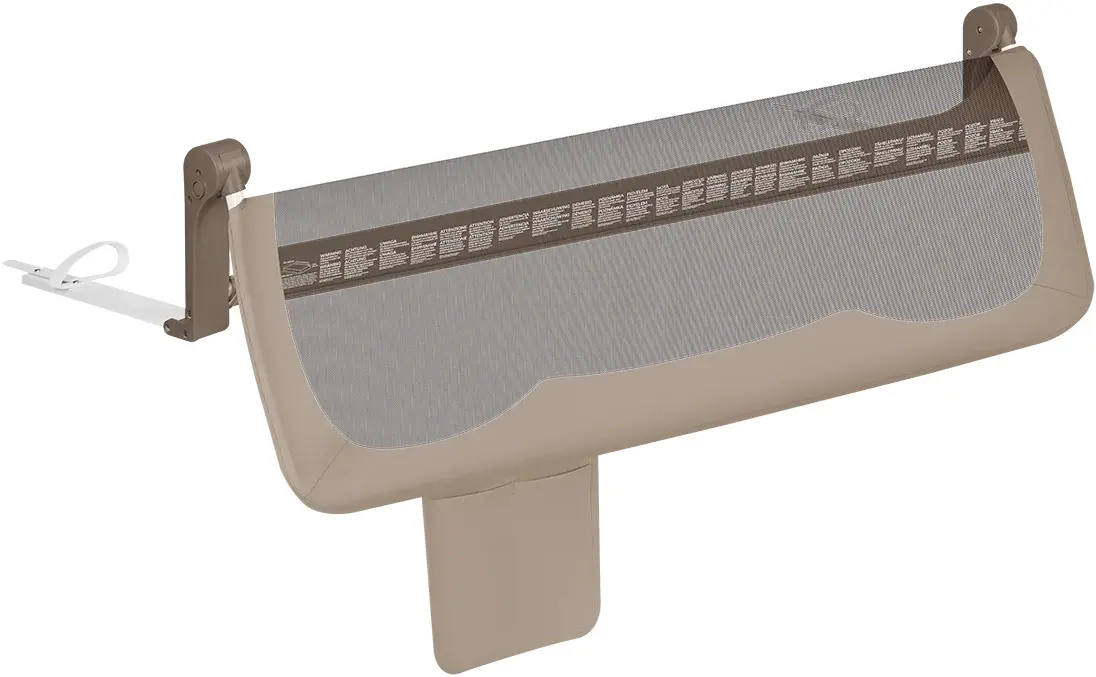 Bariera de protectie pentru pat Lionelo Hanna (Beige) - 4