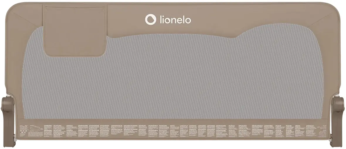 Bariera de protectie pentru pat Lionelo Hanna (Beige)