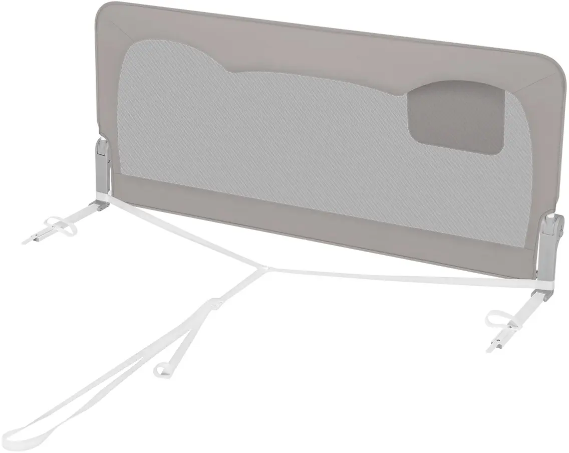 Bariera de protectie pentru pat Lionelo Hanna (Grey) - 2