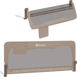 Bariera de protectie pentru pat Lionelo Hanna (Grey) Thumb