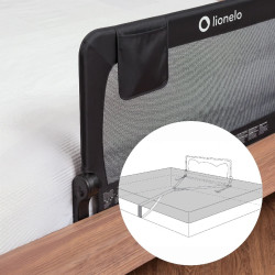 Bariera de protectie pentru pat Lionelo Hanna (Grey) Thumb