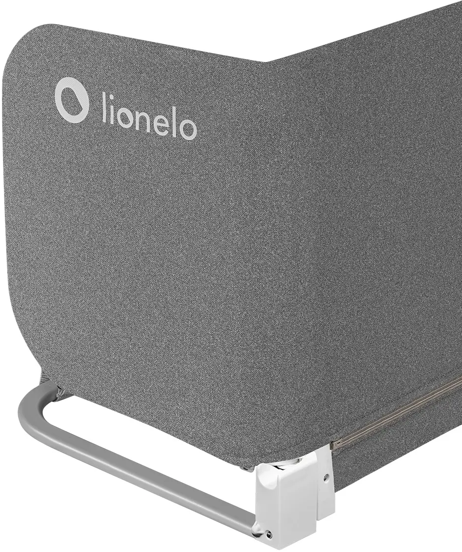 Bariera de protectie pentru pat Lionelo Lora (Grey Stone) - 4