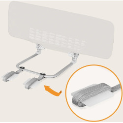 Bariera de protectie pentru pat Lionelo Lora (Grey Stone) Thumb
