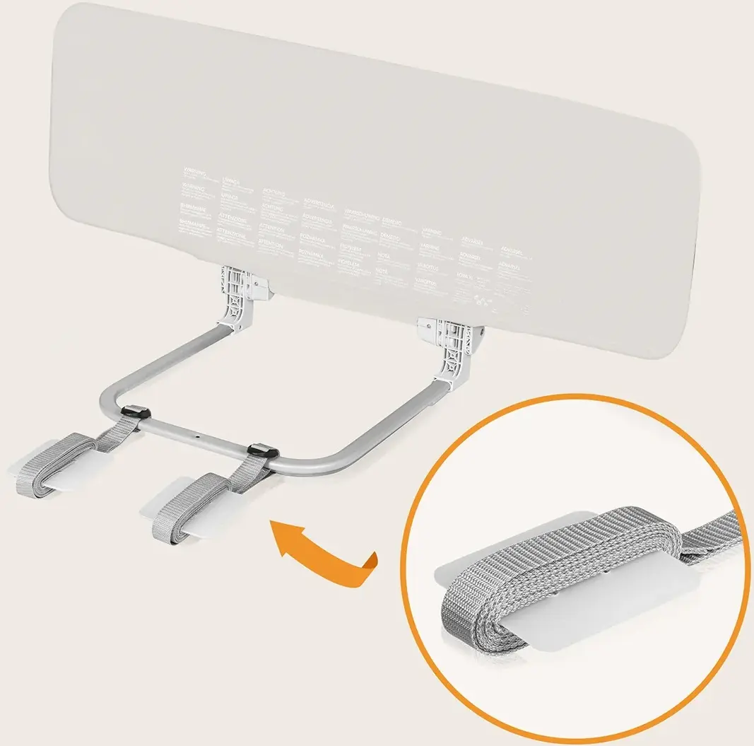 Bariera de protectie pentru pat Lionelo Lora (Grey Stone) - 8