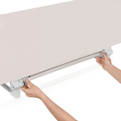 Bariera de protectie pentru pat Lionelo Lora XL (Beige Sand) Thumb