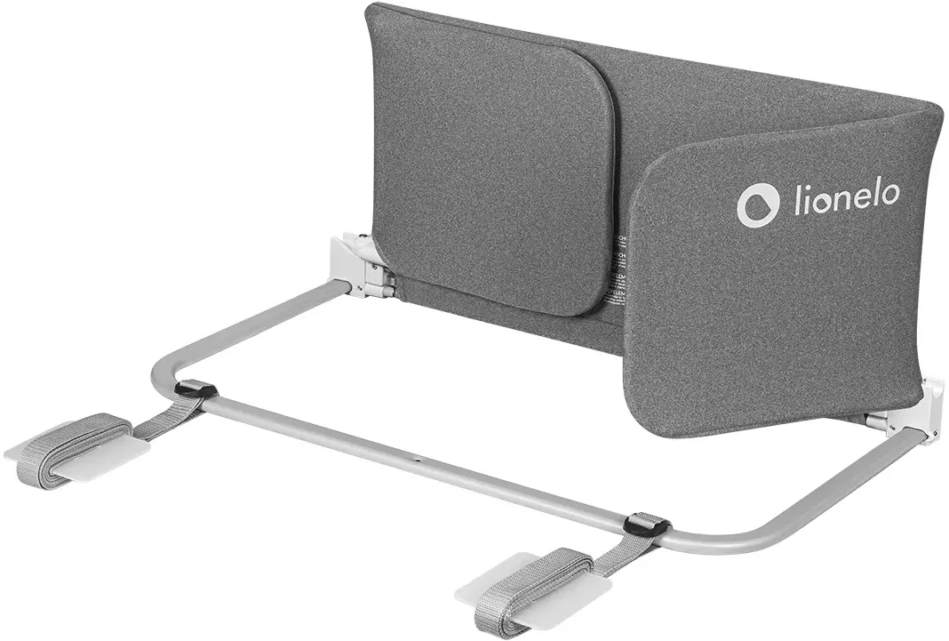 Bariera de protectie pentru pat Lionelo Lora XL (Grey Stone) - 3