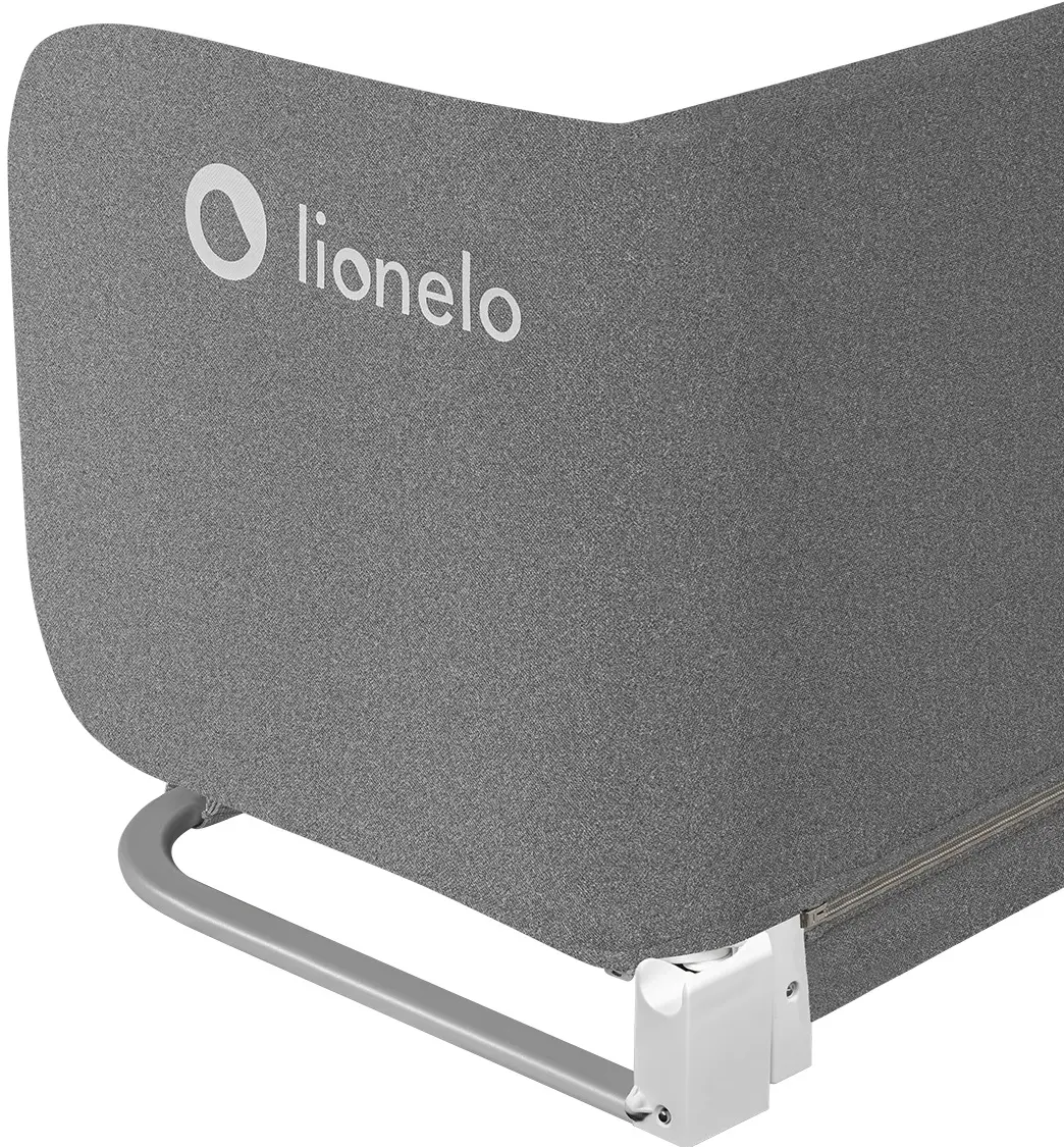 Bariera de protectie pentru pat Lionelo Lora XL (Grey Stone) - 4