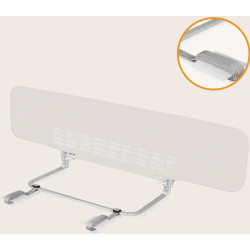 Bariera de protectie pentru pat Lionelo Lora XL (Grey Stone) Thumb