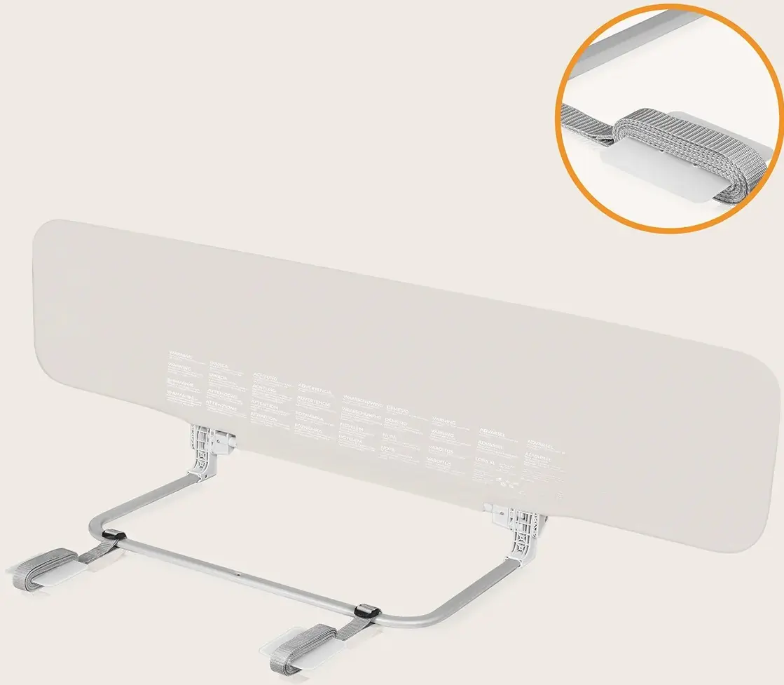Bariera de protectie pentru pat Lionelo Lora XL (Grey Stone) - 7