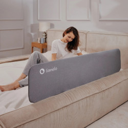 Bariera de protectie pentru pat Lionelo Lora XL (Grey Stone) Thumb