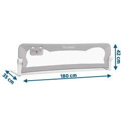 Bariera de protectie pentru pat Nukido 722400 (Grey) Thumb