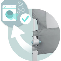 Bariera de protectie pentru pat Nukido 722801 (Grey) Thumb