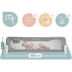 Bariera de protectie pentru pat Nukido 722900 (Grey) Thumb