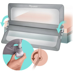 Bariera de protectie pentru pat Nukido NK-228 722810 (Grey) Thumb