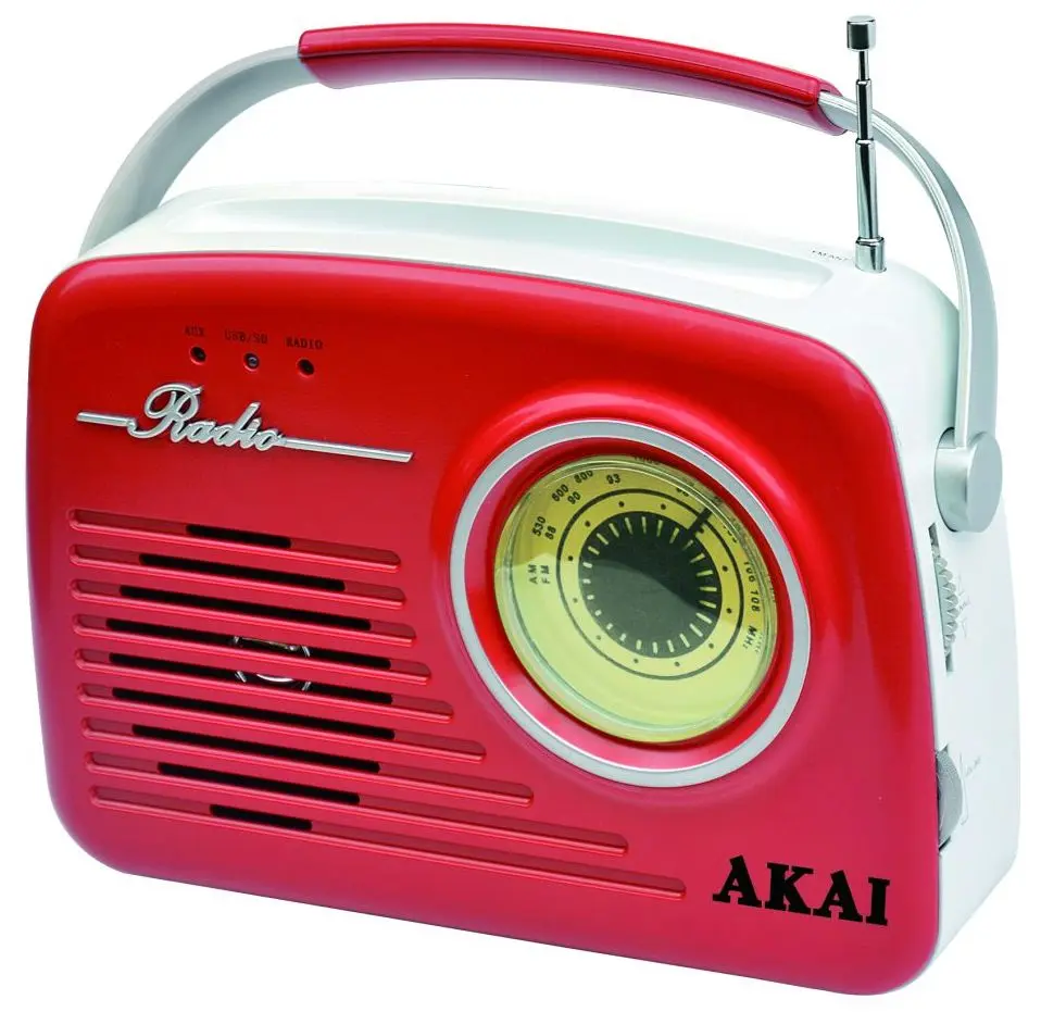 Портативный радиоприемник Akai APR-11R (Red) - 2