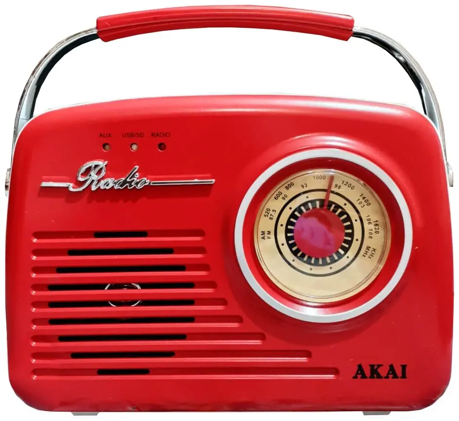 Портативный радиоприемник Akai APR-11R (Red)