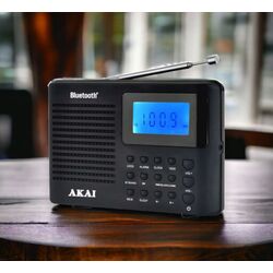 Портативный радиоприемник Akai APR-400 (Black) Thumb