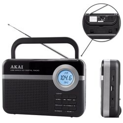 Портативный радиоприемник Akai PR006A-471U (Black) Thumb