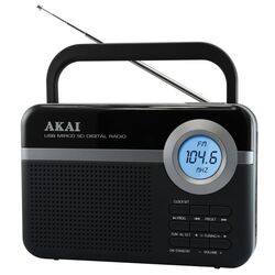 Портативный радиоприемник Akai PR006A-471U (Black)