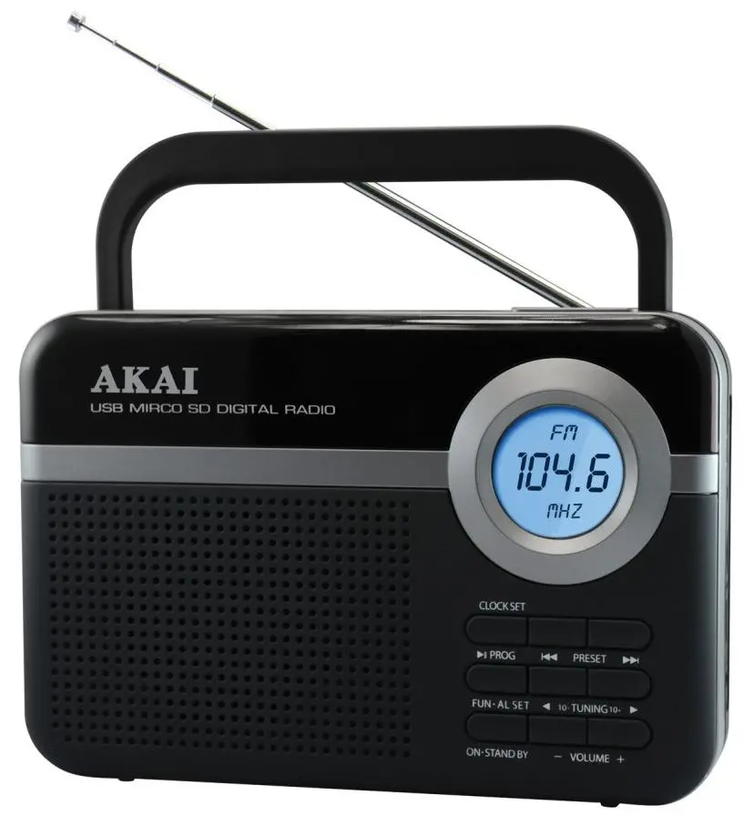 Портативный радиоприемник Akai PR006A-471U (Black)