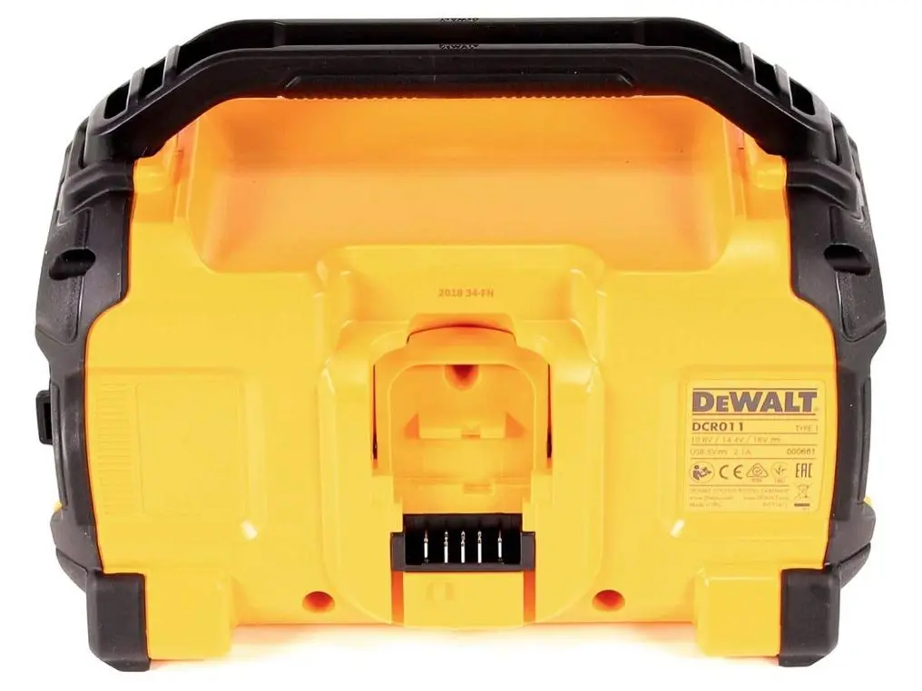 Портативная колонка Dewalt DCR011 (Yellow/Black)