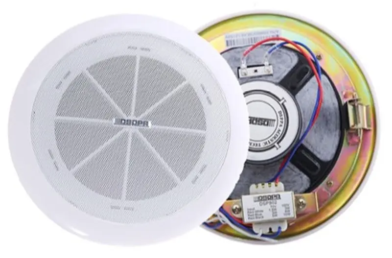 Set amplificator + sistem acustic DSPPA MP260U+DSP802х6 (White/Black) - 4