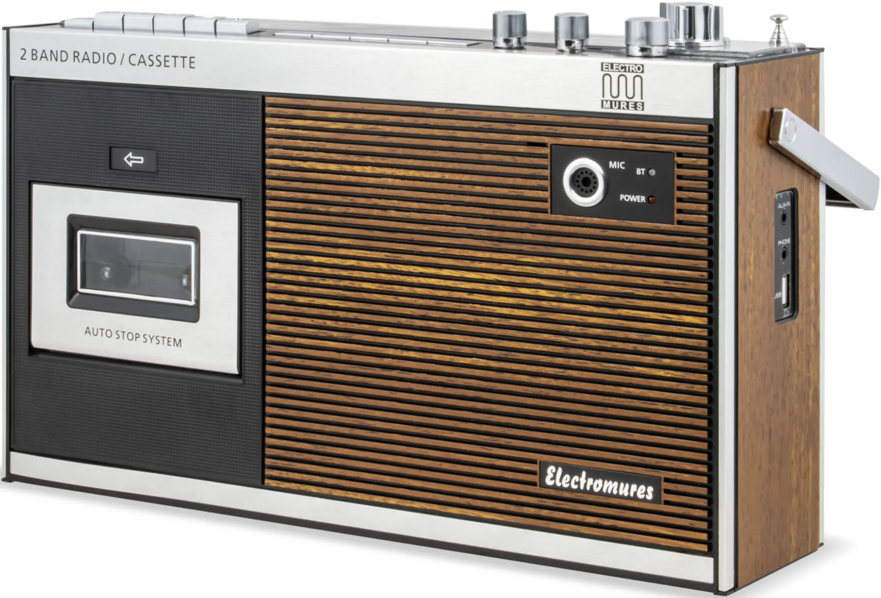 Радиоприемник ElectroMures EM 1014 (Dark Gray/Natural) - 2