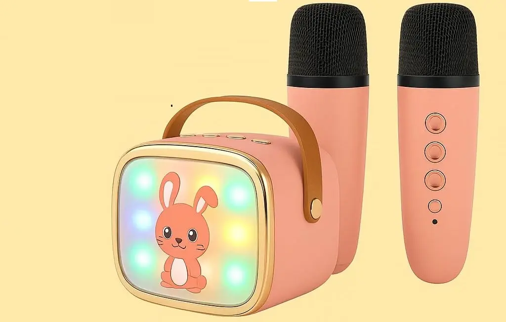 Set karaoke portabil Essa Toys Bunny DN12052 (Pink)