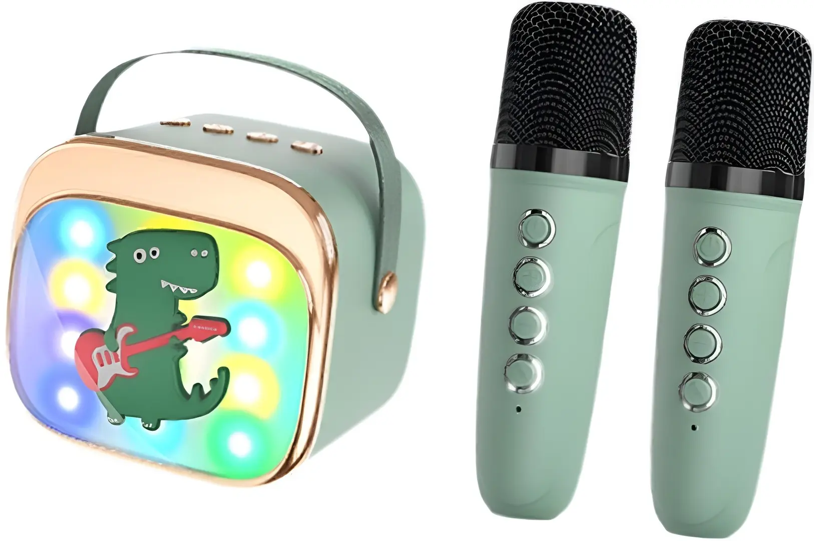 Set karaoke portabil Essa Toys Dino DN12053 (Green)