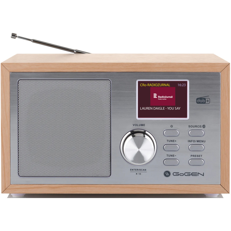 Портативный радиоприемник GoGEN DAB 620 BTCS (Natural/Silver)