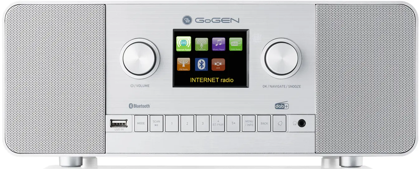 Радиоприемник GoGEN IR 257 BTDAB (Black/Silver) - 2