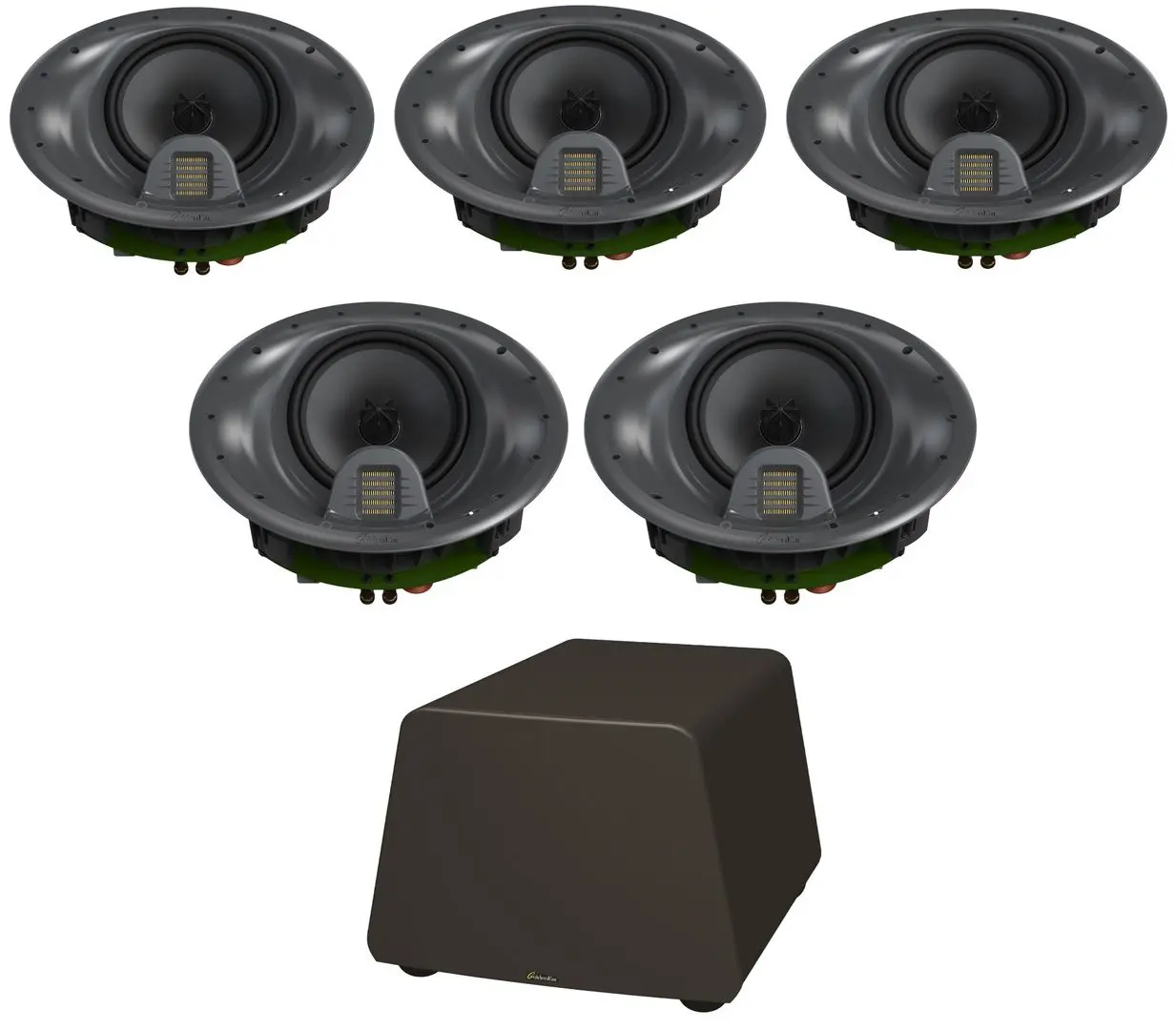 Sistem acustic Goldenear Invisa HTR7000 + ForceField 3 (Black)