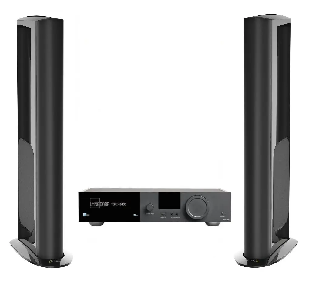 Sistem acustic GoldenEar Triton Reference + Lyngdorf TDAI-3400 (Black)