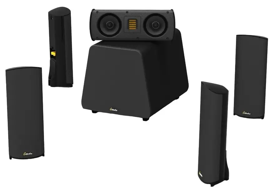 Set sistem acustic si receiver Goldenear Supercinema 3 + Marantz NR1510 (Black) - 2
