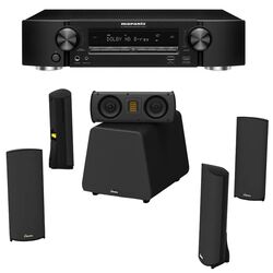 Set sistem acustic si receiver Goldenear Supercinema 3 + Marantz NR1510 (Black)