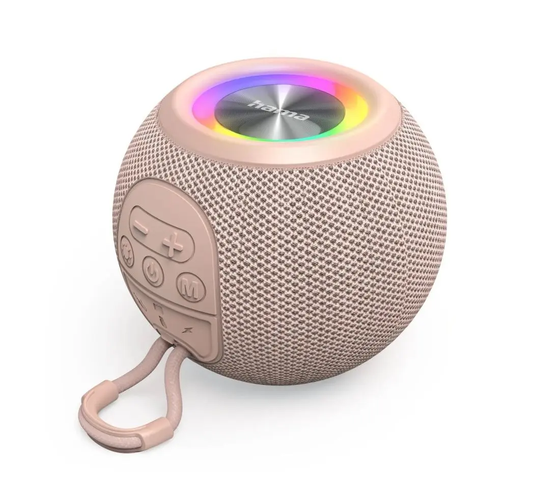 Портативная колонка Hama Ball Shape Speaker (Pink)
