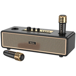 Портативная колонка Hoco BS63 Graceful (Black/Gold)