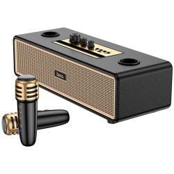 Портативная колонка Hoco BS63 Graceful (Black/Gold) Thumb