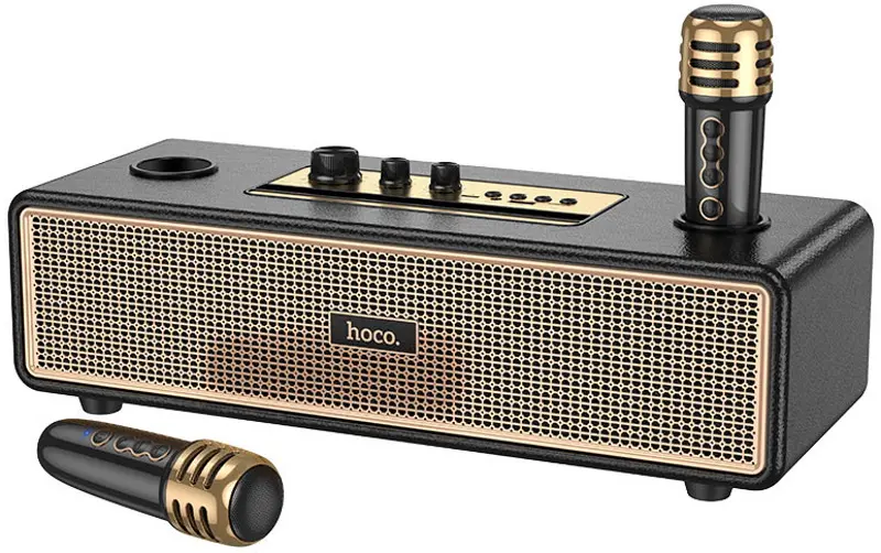 Портативная колонка Hoco BS63 Graceful (Black/Gold)