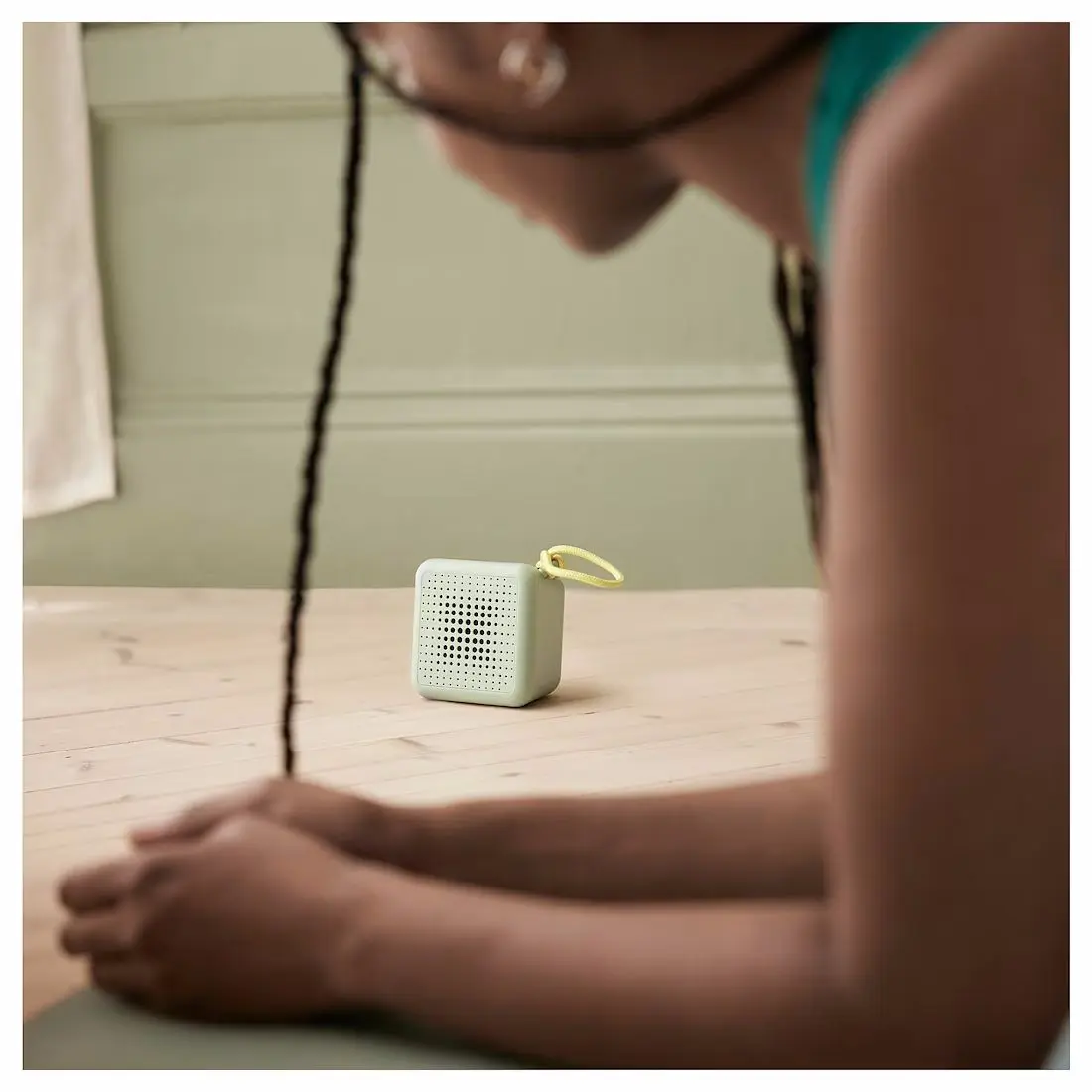 Портативная колонка Ikea Dajlien (Светло-Зеленый) - 4